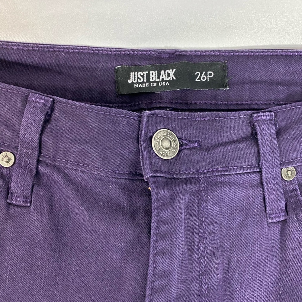 Just Black Purple Women Jeans - Picture 2 of 3